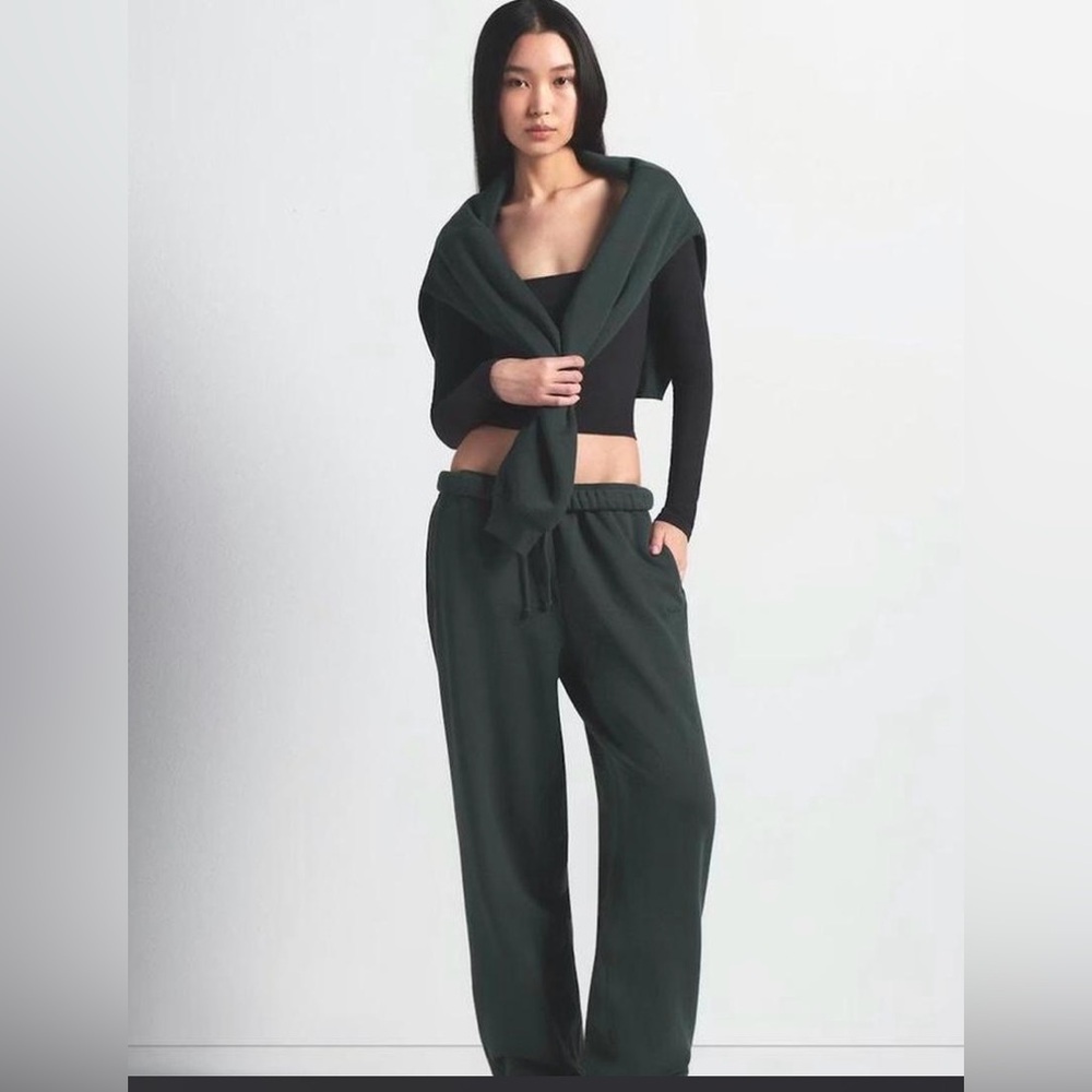 SKIMS Cotton Fleece Classic Straight Leg pants